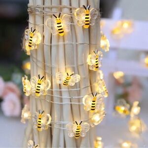 Butterfly String Lights - Yellow and Black
